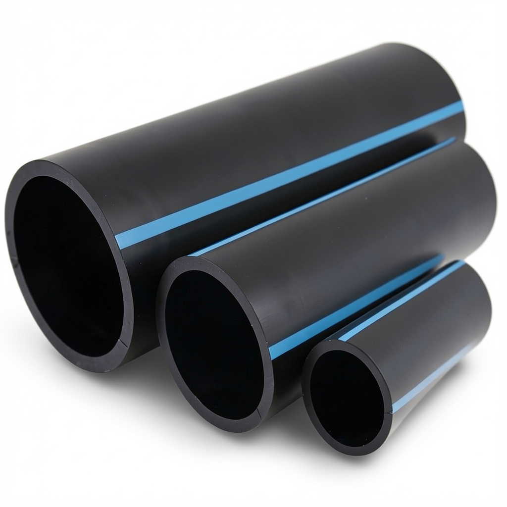 أنابيب HDPE الوطني ضغط 4 بار قطر خارجي 560 مم سمك 11 مم لون أسود