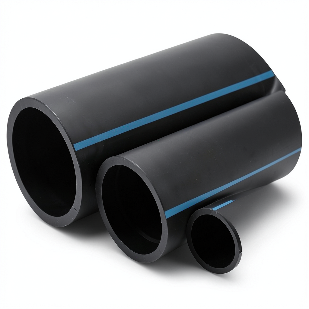 مواسير HDPE الوطني ضغط 6 بار قطر 40 مم سمك 1.8 مم لون أسود
