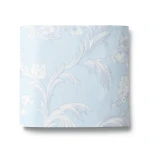 Italian Wallpaper Floral Design Pale Blue Color, Size 10mx0.70m, Model rc17049
