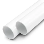 UPVC Pipes Nominal Pressure 10 Bar Outside Diameter 40 mm Thickness 1.9 mm White