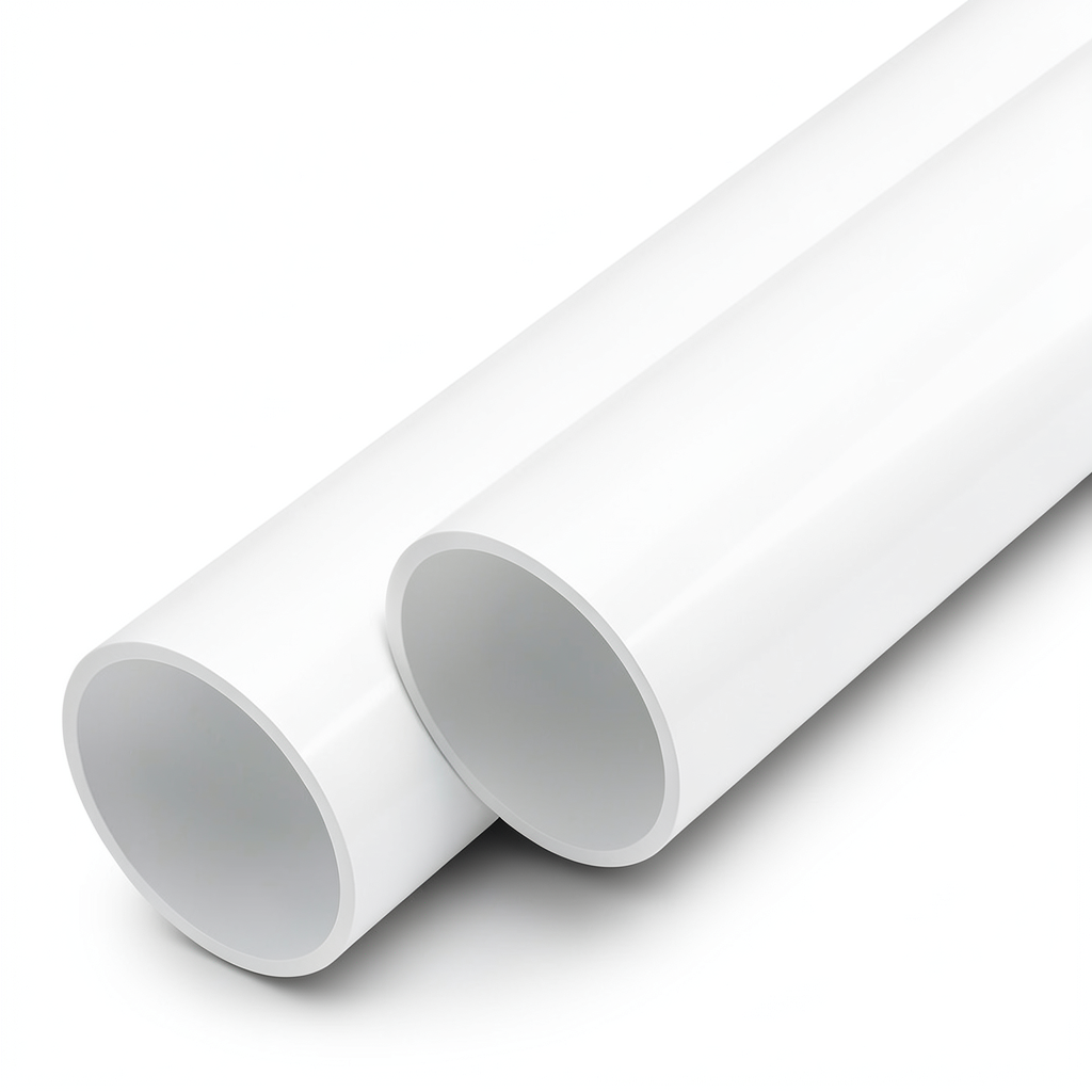UPVC Pipes Nominal Pressure 10 Bar Outside Diameter 40 mm Thickness 1.9 mm White