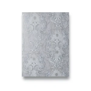 ورق جداري تصميم كلاسيك لون رمادي 10 م × 1.06 م، موديل 82815