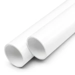 مواسير UPVC ضغط 10 بار قطر خارجي 40 مم سمك 1.9 مم لون أبيض