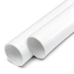 مواسير UPVC ضغط اسمي 10 بار قطر خارجي 225 مم سمك 8.6 مم أبيض