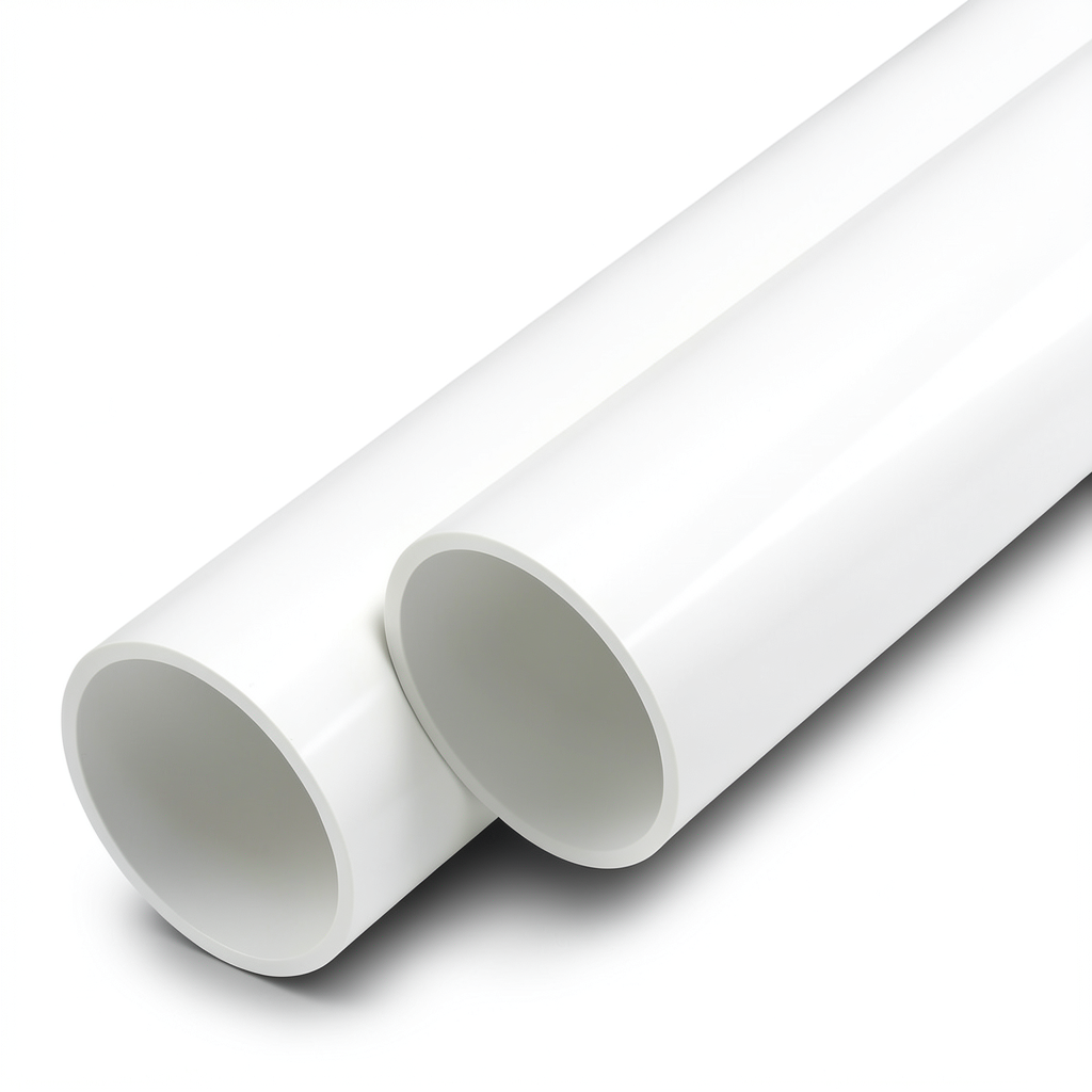 UPVC Pipes Nominal Pressure 10 Bar Outside Diameter 250 mm Thickness 9.6 mm White