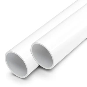 UPVC Pipes Nominal Pressure 10 Bar Outside Diameter 50 mm Thickness 2.4 mm White