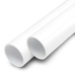 مواسير UPVC ضغط اسمي 10 بار قطر خارجي 355 مم سمك 13.6 مم لون أبيض