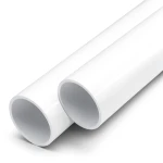 مواسير UPVC ضغط اسمي 10 بار قطر خارجي 75 مم سمك 3.6 مم لون أبيض