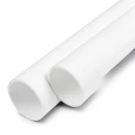 مواسير UPVC ضغط اسمي 10 بار قطر خارجي 400 مم سمك 15.3 مم لون أبيض
