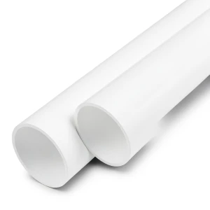 مواسير UPVC ضغط اسمي 10 بار قطر خارجي 400 مم سمك 15.3 مم لون أبيض