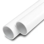 مواسير UPVC ضغط 10 بار قطر خارجي 90 مم سمك 4.3 مم لون أبيض