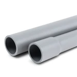 مواسير UPVC مقاس ¾ إنش جدول 80 سمك 3.91 مم لون رمادي