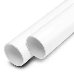 مواسير UPVC ضغط اسمي 10 بار قطر خارجي 250 مم سمك 9.6 مم لون أبيض