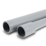 مواسير UPVC جدول 80 مقاس 6 إنش سمك 10.97 مم لون رمادي