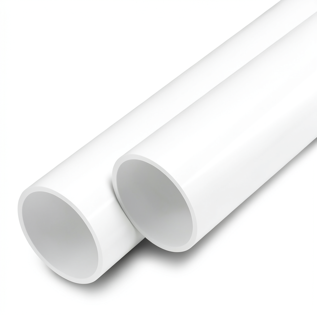 مواسير UPVC ضغط اسمي 10 بار قطر خارجي 280 مم سمك 10.7 مم لون أبيض