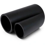 أنابيب HDPE NPF ضغط 6 بار قطر خارجي 90 مم سمك 2.7 مم لون أسود