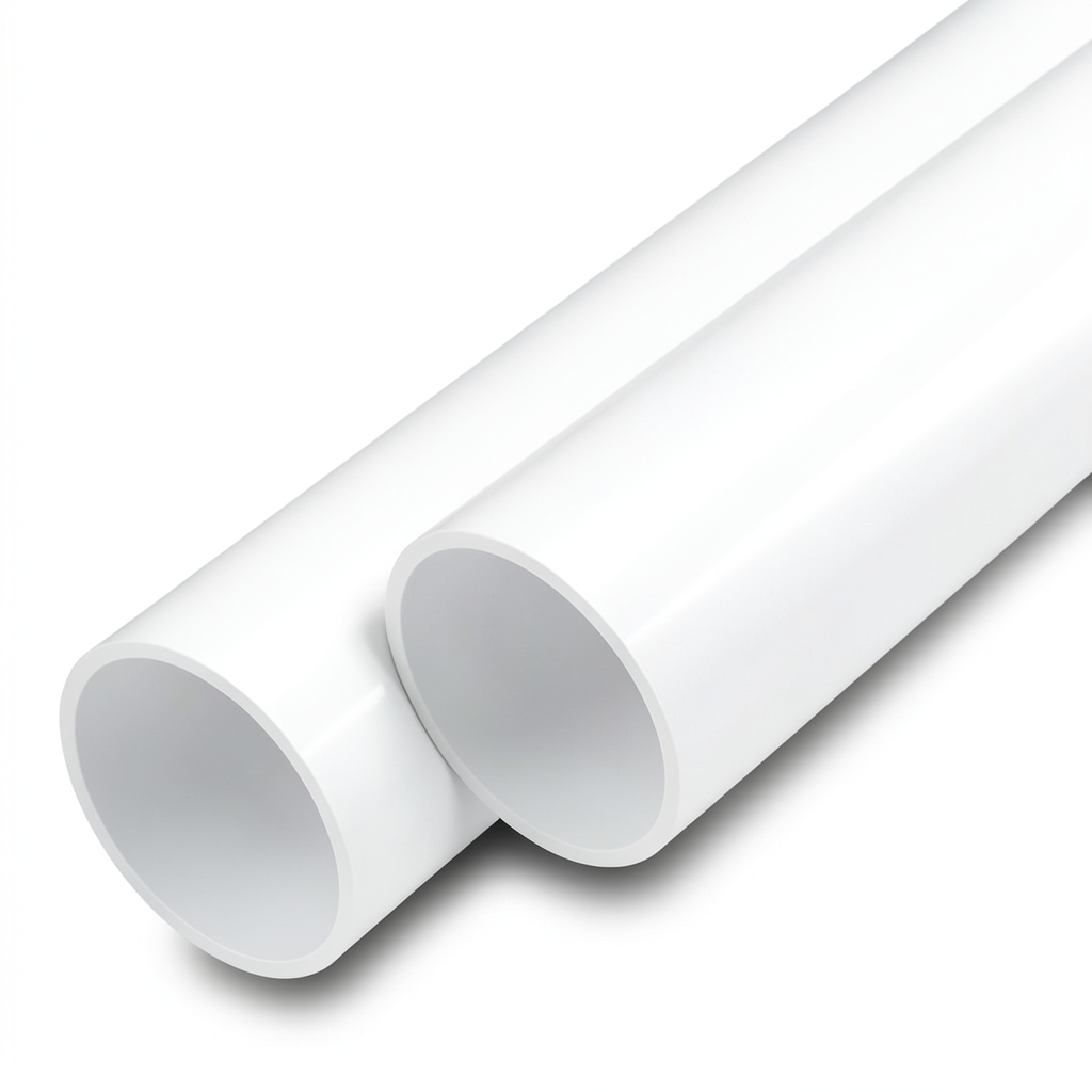 مواسير UPVC ضغط اسمي 10 بار قطر خارجي 355 مم سمك 13.6 مم لون أبيض