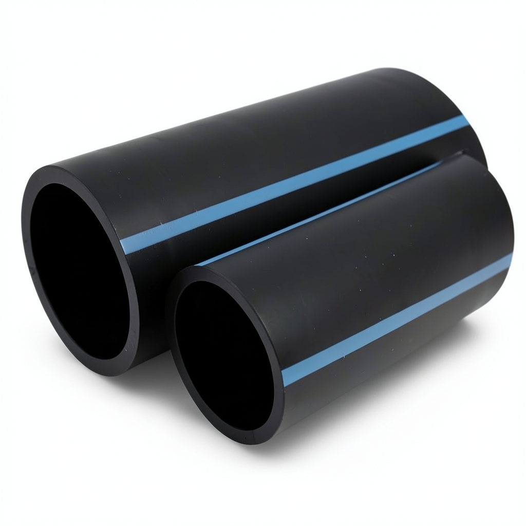أنابيب HDPE الوطني للضغط العالي 6 بار قطر 110 مم سمك 3.2 مم لون أسود
