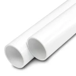 مواسير UPVC ضغط اسمي 10 بار قطر خارجي 400 مم سمك 15.3 مم لون أبيض