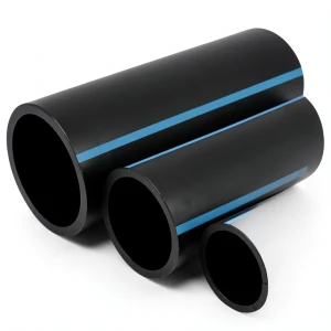 مواسير HDPE الضغط 6 بار قطر 140 مم سمك 4.1 مم لون أسود