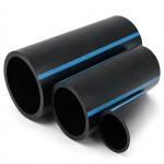 مواسير HDPE الوطني ضغط 6 بار قطر 180 مم سمك 5.3 مم لون أسود