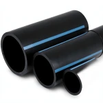 مواسير HDPE الوطني ضغط 6 بار قطر 180 مم سمك 5.3 مم لون أسود
