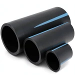 مواسير HDPE الوطني ضغط 6 بار قطر 225 مم سمك 6.6 مم لون أسود