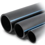 مواسير HDPE الضغط 6 بار قطر 250 مم سمك 7.3 مم لون أسود