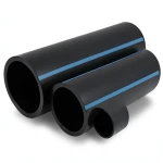 مواسير HDPE الوطني لشبكات المياه ضغط عالي 6 بار قطر 315 مم سمك 9.2 مم أسود
