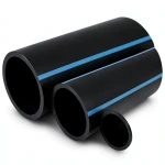 مواسير HDPE الوطني لشبكات المياه ذات الضغط العالي 6 بار قطر خارجي 450 مم سمك 13.2 مم لون أسود