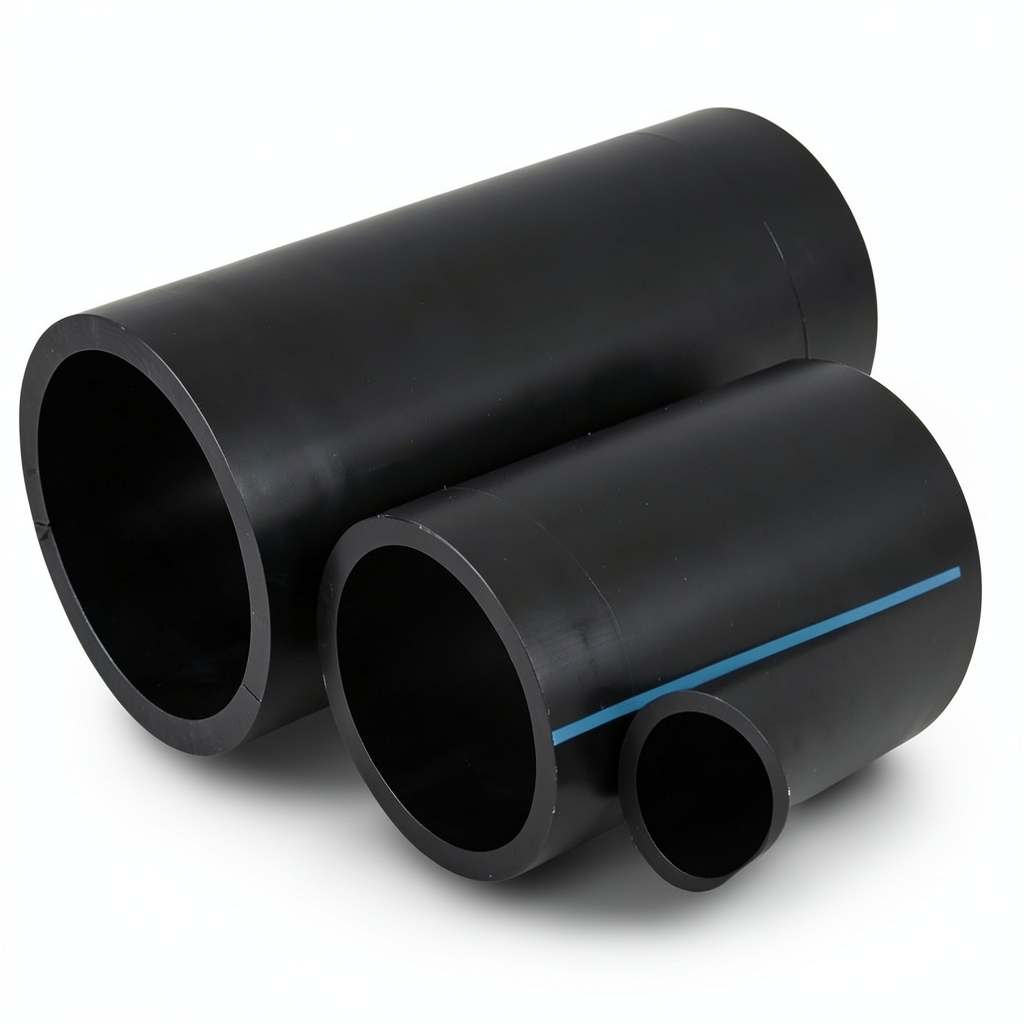 أنابيب HDPE الوطني ضغط 6 بار قطر 50 مم سمك 1.8 مم لون أسود