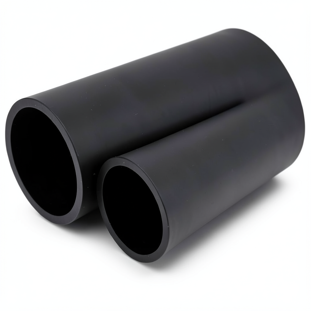 مواسير HDPE الوطني لشبكات المياه ضغط 6 بار قطر خارجي 63 مم سمك 1.9 مم أسود