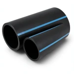 مواسير HDPE الوطني ذات ضغط عالي 6 بار قطر 560 مم سمك 16.4 مم لون أسود