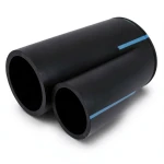 مواسير HDPE الوطني ذات ضغط عالي 6 بار قطر 560 مم سمك 16.4 مم لون أسود