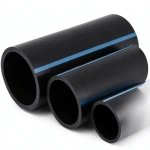 أنابيب HDPE الوطني للضغط العالي 6 بار قطر 110 مم سمك 3.2 مم لون أسود