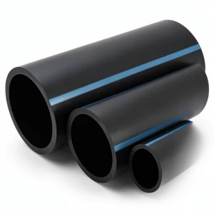 مواسير HDPE الضغط 6 بار قطر 140 مم سمك 4.1 مم لون أسود