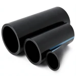 مواسير HDPE الوطني ضغط 6 بار قطر 180 مم سمك 5.3 مم لون أسود