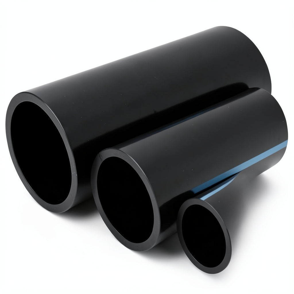 مواسير HDPE الوطني ضغط 6 بار قطر 180 مم سمك 5.3 مم لون أسود