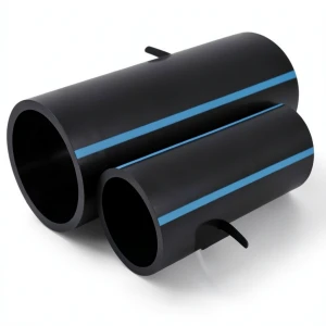 مواسير HDPE الوطني لشبكات المياه ضغط 6 بار قطر 355 مم سمك 10.4 مم أسود