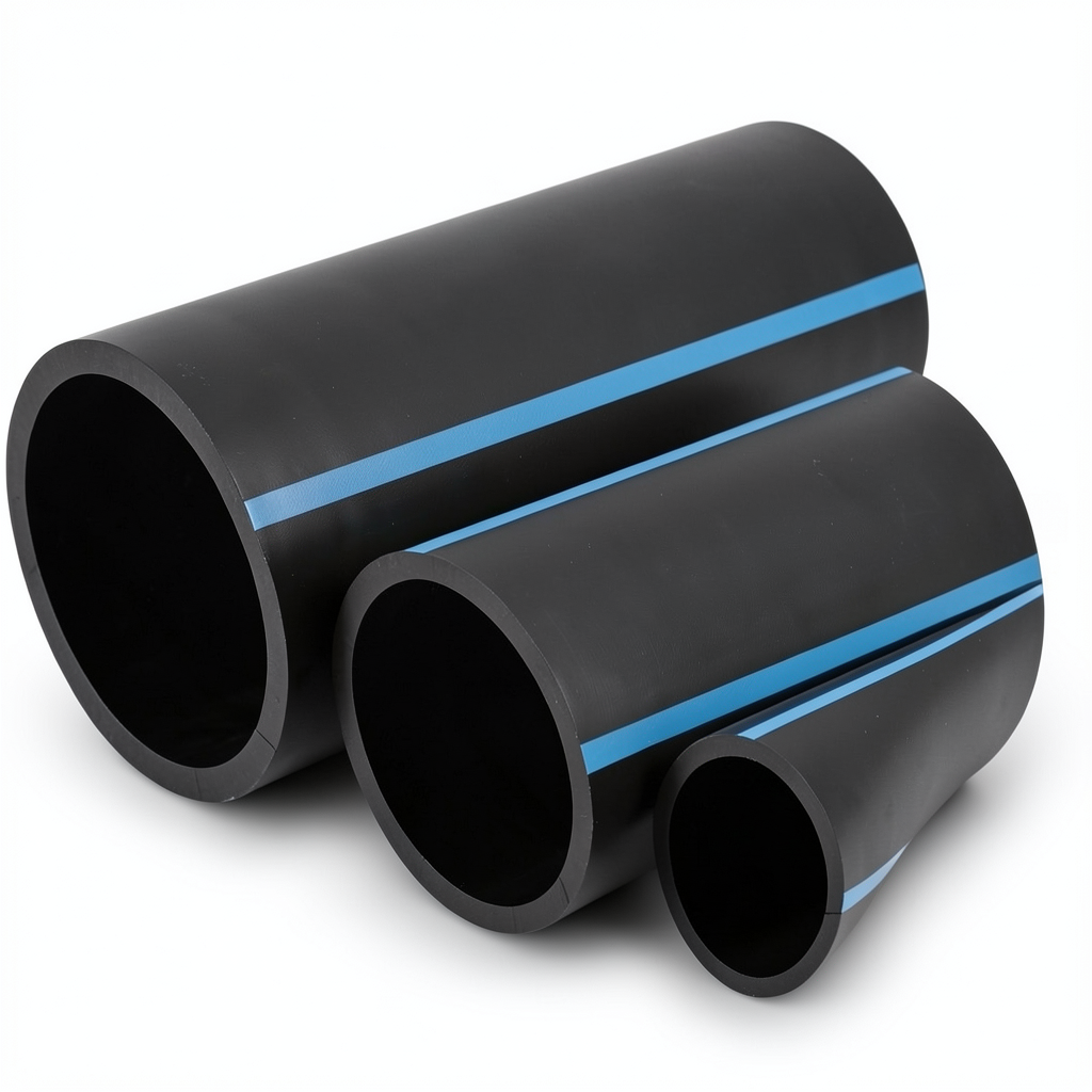 NPF HDPE Pipes Pressure 6 Bar Outside Diameter 400 mm Thickness 11.7 mm Black