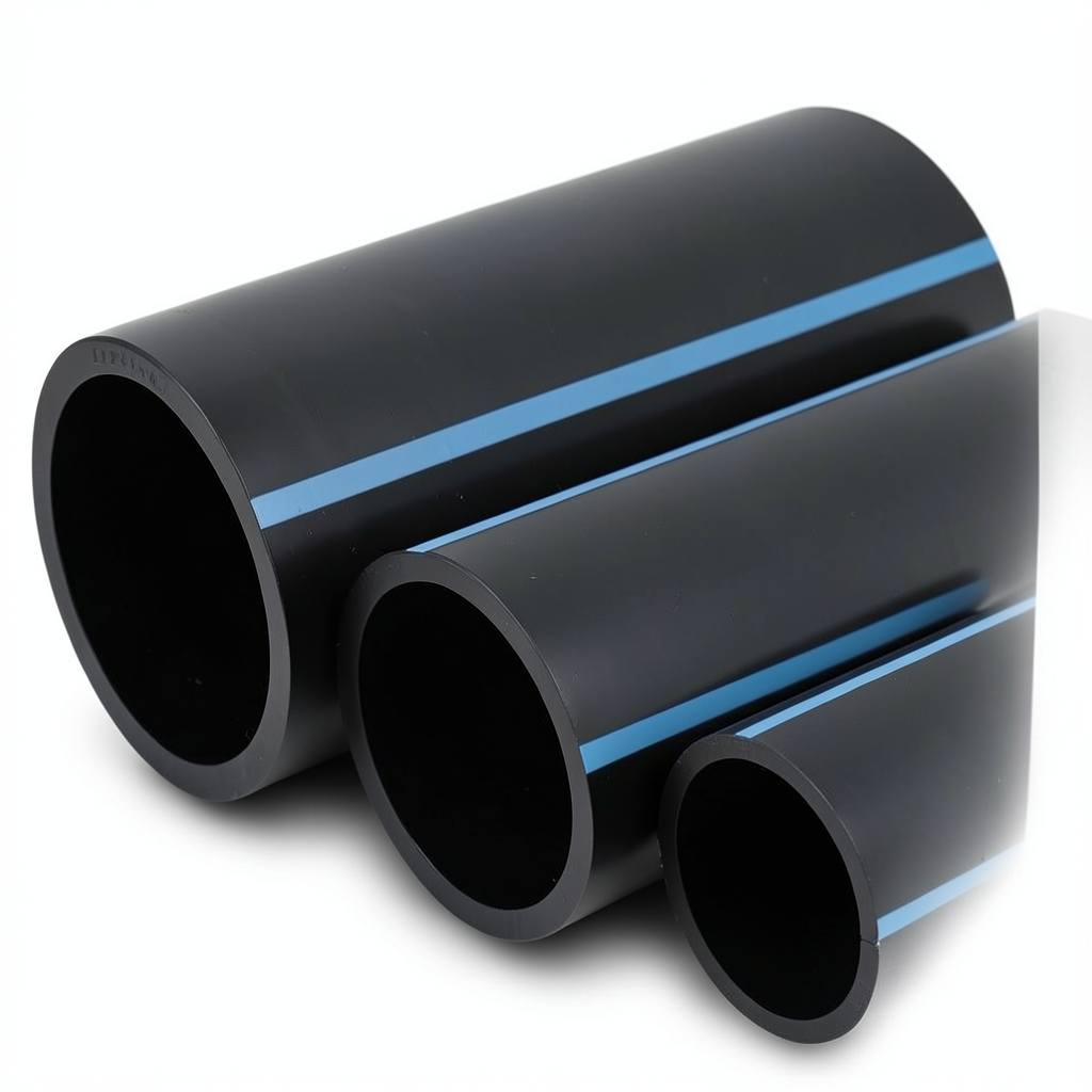 أنابيب HDPE الوطني ضغط 6 بار قطر 500 مم سمك 14.6 مم لون أسود