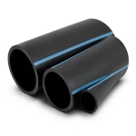 مواسير HDPE الوطني ذات ضغط عالي 6 بار قطر 560 مم سمك 16.4 مم لون أسود