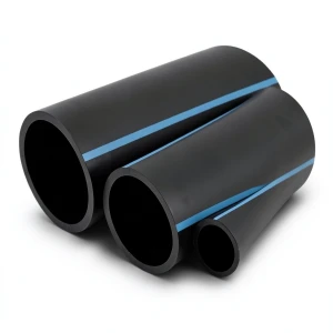 مواسير HDPE الوطني ذات ضغط عالي 6 بار قطر 560 مم سمك 16.4 مم لون أسود