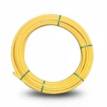 Almona HDPE Coil Pipe Pressure 8 Bar [PE 80] Outside Diameter 50 mm Thickness 4.6 mm Color Yellow  