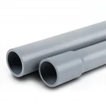 انابيب بلاستيك UPVC للتمديدات الكهربائية الوطني جدول 40  مقاس 1/2 1 إنش سمك 3.68 مم لون رمادي