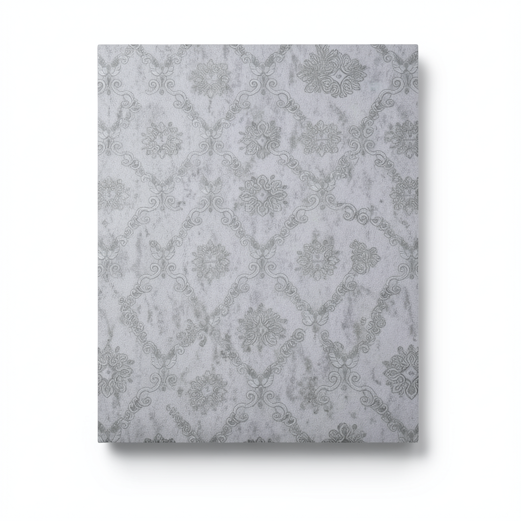 Classic Wall Covering Gray Color, 10m x 1.06m, Model 82826