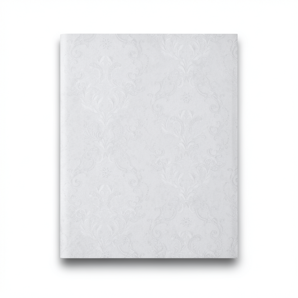ورق جداري تصميم كلاسيك لون رمادي فاتح 10 م × 1.06 م، موديل 82810