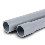 مواسير UPVC الوطني جدول 80 مقاس 8 إنش سمك 12.70 مم لون رمادي