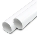 مواسير UPVC ضغط 12.5 بار قطر خارجي 110 مم سمك 5.3 مم لون أبيض