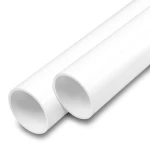 مواسير UPVC ضغط 12.5 بار قطر خارجي 125 مم سمك 6 مم لون أبيض